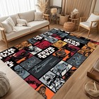 Starwars Rug  Star Wars Rug  Kids Room Rug  Area Rug boy Room Rug fan Rug 3d Rug