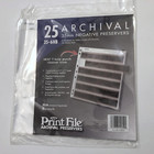 Archival 35mm Size Negative Pages Holds Six Strips Of Six Frames  Pack Of 25