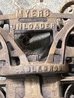 Antique Myer s Unloader Cast Iron Farm Barn Hay Trolley Carrier Puller