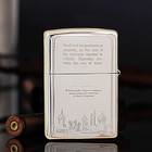 Mirror Stamp Camel Zippo Lighter - Us Shipping