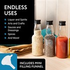 50 Pack 75ml 2 5oz Mini Liquor Bottles Bulk - No Leak With Caps