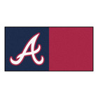 Atlanta Braves Mlb 18  X 18  Man Cave  Garage  Shop Or Office Carpet Tiles