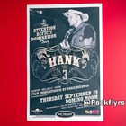Hank Williams Iii 2011 Original 11x17 Concert Promo Street Poster  Bend Or