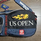Wilson Us Open Tennis Bag W shoulder Strap Multi Racquet 29  Duffle Red Black