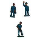 Antique Lead Railroad Miniature Figures Toys Train Animals Lot Of 15 Vintage