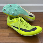 Nike Zoom Rival Sprint Volt Sprinting Track Field Shoes W  Spikes Men   s Size 12