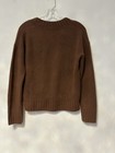 New Woman Jason Wu 100  Cashmere Sweater Size S V-neck Brown Long Sleeves 