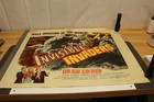 Vtg 1958 Original Movie Poster Invisible Invaders Horror Film Sci-fi 22x28