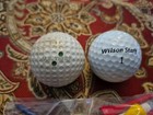 Vintage - U s  Tiger Dimple Golf Ball Green Double Dot  1960s   Wilson Staff Lot
