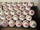 Mlb National League Team Logo  old   New  White Baseballs_your Choice