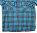 Vtg 60s Pendleton Usa Men s M Blue Plaid Button Down Wool Board Shirt Washable