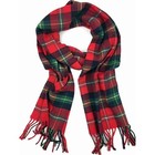 Mens Womens Winter Warm Scotland Made 100  Cashmere Scarf Scarves Plaid Wool