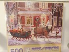 Bits And Pieces Christmas Sleigh 500 Piece Jigsaw Puzzle 18  X 24  New