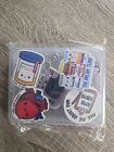 Nurse medical  5 Pc Clip On Retractable Badge Holder Id Name Reel New Free Ship