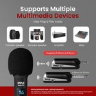 Pyle Portable Universal Wireless Microphone System-uhf Quad Channel