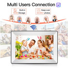 10 1 In  White Wifi Digital Picture Frame 1280 X 800p Ips Hd Color Touch Screen