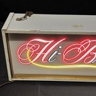 Vintage Hi Brau Beer Lighted Sign Clock