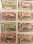Falkland Dependencies 1944 Kgvi Overprints Complete Sets Graham Land Orkneys Mh