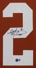 Colt Mccoy Autographed   Framed Orange Texas Jersey Beckett Certified