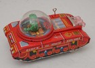 Rare 1960s Japan Yoshiya  Space  Explorer Space Tank Near Mint Boxed