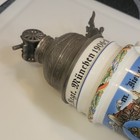 Rare   Vintage Regimental German 1906-09 Lithophane Lidded Beer Stein