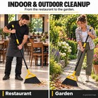 Heavy Duty Commercial Broom  Upgraded Angle Broom For Sweeping Indoor And Out   