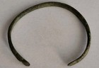 Ancient Celtic Bronze Bracelet With Snake Terminals 800-600 B c 