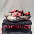 Adidas Predator Elite Ft Fg Soccer Cleats Men Size 13  if6443 Platinum Metalli