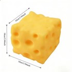 Jumbo Squishy Cheese Block  Stress Relief Squeeze Toy Gifts   Cyber Deal