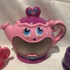 Leapfrog Musical Rainbow Tea Party  Light-up Teapot W  2 Cups  4 Treats  Tested