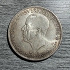 Sweden 5 Kronor 1935 Silver Coin Gustaf V 500th Anniversary Of Riksdag