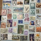 1 2 Oz Or 75  Used vtg  Worldwide Mix Off Paper Stamps Lot- Europe asia usa  108
