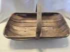 Vintage Antique Trug Handmade Wooden Garden Basket For Cottage Farmhouse