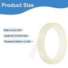 15mm X 50m Refrigerator Tape  Pet Packing Fixing Tape  Clear