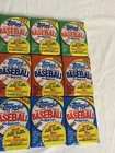 Lot Of 12 Vintage Topps Baseball Unopened Wax Packs Sealed All In 1987 1988 1989