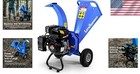 Powerful 7hp Mini Wood Chipper With 15 1 Reduction Rate - Perfect For Yard Care