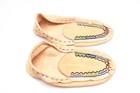 Vintage Native American Lakota Sioux Leather Beaded Moccasins 9 