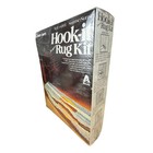 Vintage 70s Vogart Crafts Hook It Rug Kit Latch Hook 20 X 27 Sunrise Sunset 4305