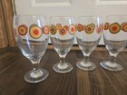 Libbey Boho Groovy Sunflower Water Wine Glass Set Of 6