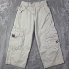Jnco Army Twill Military Y2k Cargo Pants Panther Youth Size 8 Khaki Flawed