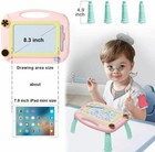 Kids Magnetic Drawing Board Large Doodle Sketch Pad  colors Vary  Damaged Box