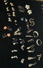 Mix Lot Of Vintage Sterling Silver Earrings 24 Pairs All Marked Or Tested 78 1g