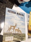 4 Outdoor Nebraska Magazines 1937   1950   s Vintage Duck Hunting Man Cave