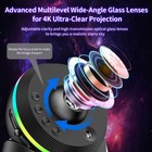 Meteor Galaxy Projector  13in Sky Night Light Constellation Moon For Bedroom