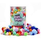 900 Pcs Pom Poms  Multicolor Bulk Pom Poms Arts And Crafts  Soft And Fluffy
