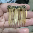Vintage Sterling Silver Hair Comb Accessory Signed