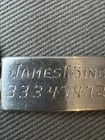 Antique Sterling  925  Wwii Us Soldier 7 5    Id Bracelet Locket W girl Friend Pic