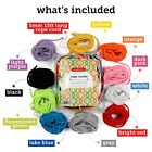 Incraftables 5mm Rope Cord  10 Colors   Best Cotton Macrame Cord 15ft Per Color