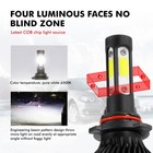 4-sides 9005 Hb3 Led Headlight Bulbs Kit White Bright High Beam 2000000lm 6500k