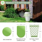 Biodegradable Medium Trash Bags 8 Gallon  0 67 Mil Extra Strong Garbage For 30